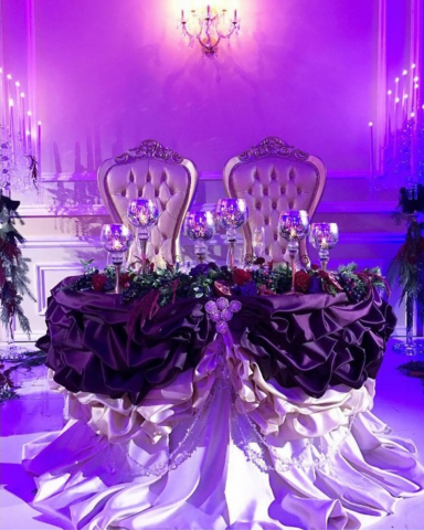 The PHANTOM of the OPERA sweetheart table! 