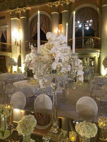 "Florence" Crystal Candelabras