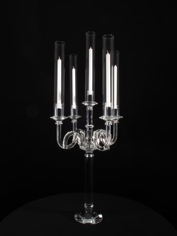 ILAN CRYSTAL CANDELABRA CENTERPIECE FOR WEDDING AND EVENT RENTAL