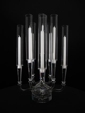 Rana Crystal Candelabra for Wedding and Event Rental