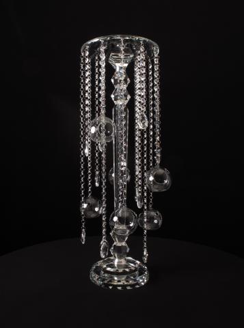 Crystal Votive Flower Stand centerpiece for weddings and events