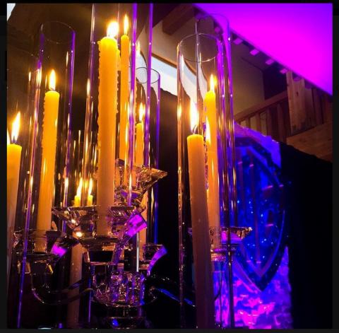 Talya Crystal Candleabra